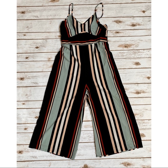 Angie striped sleeveless jumpsuit - Picture 2 of 9